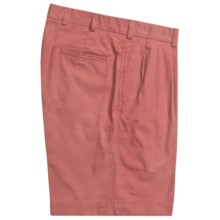 Bills Khakis M1P Pleated Shorts - Cotton Poplin (For Men) in Weathered Red - Closeouts