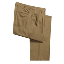 Bills Khakis M1P Poplin Pants - Forward Pleats, Relaxed Fit (For Men) in British Khaki - Closeouts