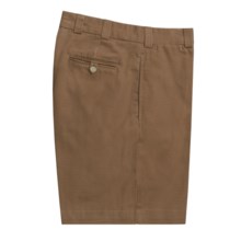 Bills Khakis M2 Oxford Canvas Shorts - Flat Front (For Men) in Bark - Closeouts