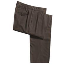 Bills Khakis M2P Driving Twill Pants - Reverse Pleat, Standard Fit (For Men) in Mushroom - Closeouts