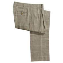 Bills Khakis M2P Houndstooth Tweed Pants - Forward Pleats (For Men) in Olive - Closeouts