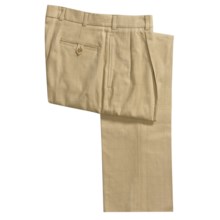 Bills Khakis M2P Tweed Windowpane Pants - Pleated (For Men) in British Khaki - Closeouts