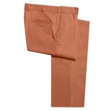 Bills Khakis M3 Poplin Pants - Flat Front, Cotton (For Men) in Burnt Sienna - Closeouts