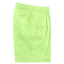 Bills Khakis Parker Island Twill Shorts - Pleated (For Men) in Lime - Closeouts