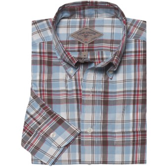 Bills Khakis Patterson Plaid Shirt - Long Sleeve (For Men) in Powder Brown