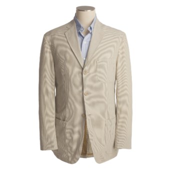 Bills Khakis Pinpoint Seersucker Sport Coat (For Men) in Coffee/Camel