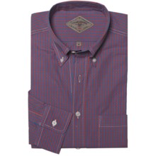 Bills Khakis Preston Check Shirt - Long Sleeve (For Men) in Berry Blue - Closeouts