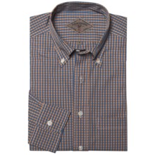 Bills Khakis Preston Check Shirt - Long Sleeve (For Men) in Tangerine Blue - Closeouts