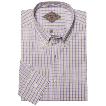 Bills Khakis Summer Check Shirt - Long Sleeve (For Men) in Plum