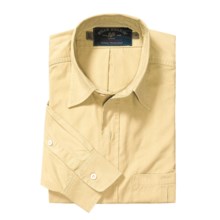 Bills Khakis Weathered Poplin Shirt - Long Sleeve (For Men) in Yellow - Closeouts