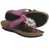 Bionatura Bari Thong Sandals - Nubuck (For Women)