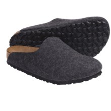 Birkenstock Amsterdam Clogs - Wool (For Men and Women) in Anthracite Wool - Closeouts