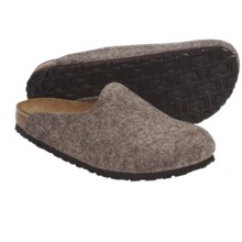 Birkenstock Amsterdam Clogs - Wool (For Men and Women) in Cocoa Wool - Closeouts