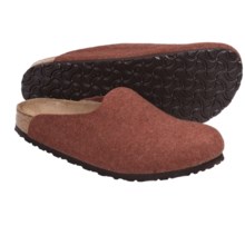 Birkenstock Amsterdam Clogs - Wool (For Men and Women) in Rust Wool - Closeouts