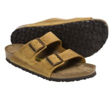Birkenstock Arizona Sandals - Leather (For Men and Women) in Aspen Gold Oiled Leather - Closeouts