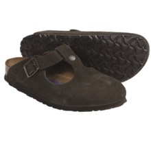 Birkenstock Bern Clogs - Suede Soft Footbed (For Women) in Mocha Suede - Closeouts
