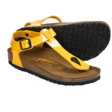 Birkenstock Cairo Sandals - Birko-flor® (For Women) in Lemon Yellow Patent - Closeouts