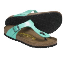Birkenstock Gizeh Sandals - Birko-flor® (For Women) in Graceful Mint - Closeouts