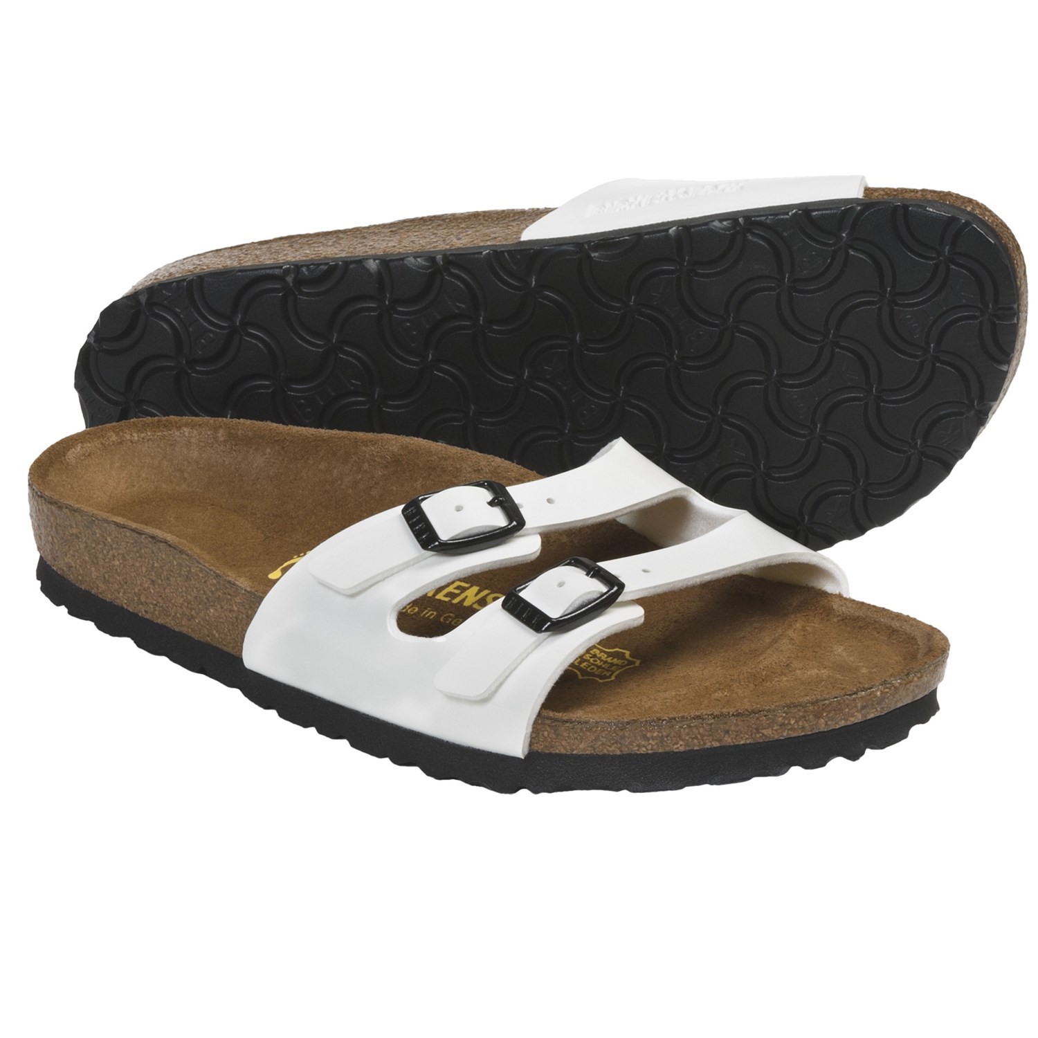 Birkenstock Ibiza Birko-florÂ® Sandals (For Women) in White Patent