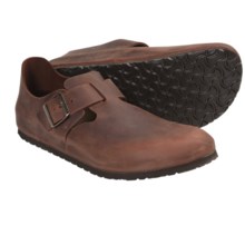 Birkenstock London Nubuck Shoes (For Men and Women) in Henna Oiled Leather - Closeouts