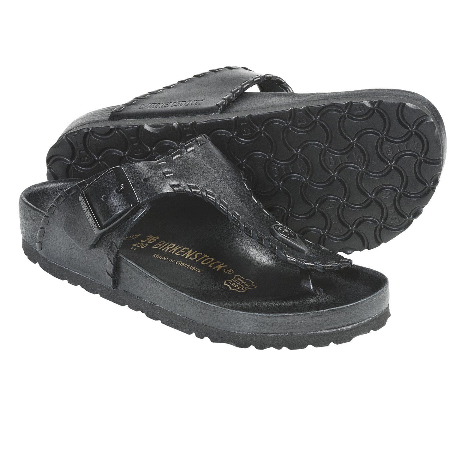 Birkenstock Ramses Sandals - Leather (For Men and Women) in Black ...