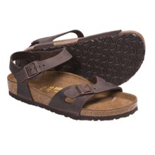 Birkenstock Rio Sandals with Ankle Straps  (For Women) in Habana Oiled Leather - Closeouts