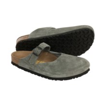 Birkenstock Rosemead Mary Jane Shoes - Leather (For Women) in Grey Suede - Closeouts