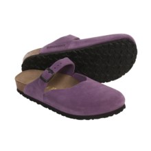 Birkenstock Rosemead Mary Jane Shoes - Leather (For Women) in Plum Suede - Closeouts