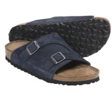 Birkenstock Zurich Sandals (For Men and Women) in Denim Suede - Closeouts