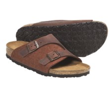 Birkenstock Zurich Sandals - Leather (For Men and Women) in Rust Leather - Closeouts