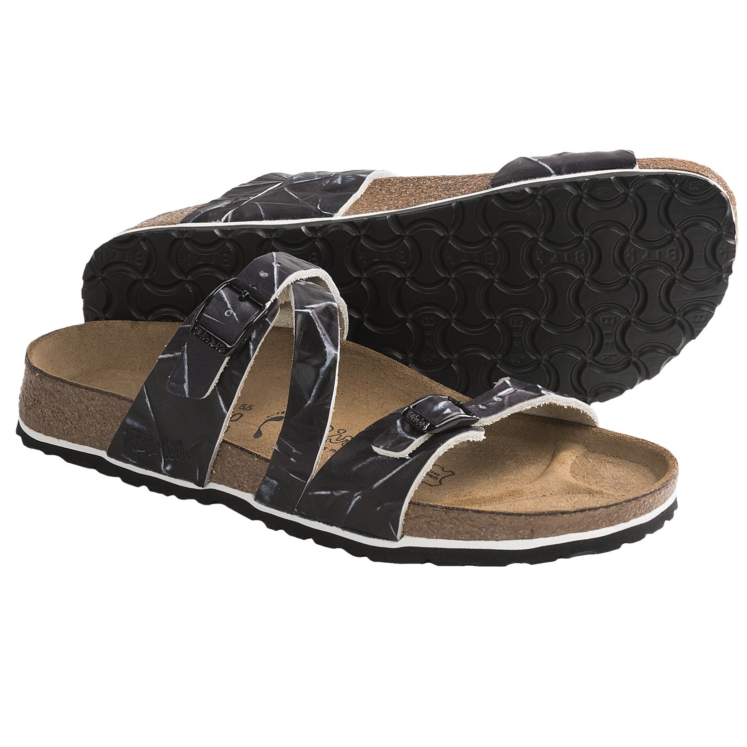 Birkiâs by Birkenstock Salina Sandals - Textured Leather (For Women ... Birkiâs by Birkenstock Salina Sandals - Textured Leather (For Women ...