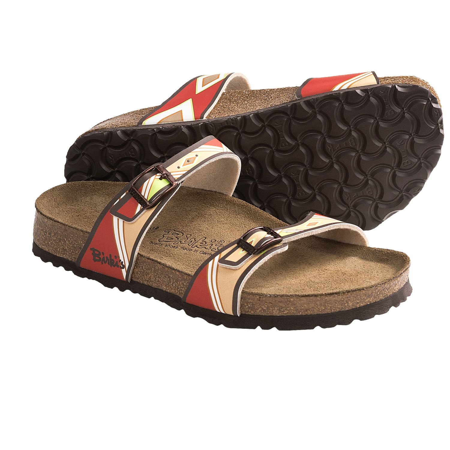 Birkiâ€™s by Birkenstock Tahiti Soft Aztec Sandals - Birko-florÂ® (For ...