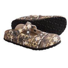 Birki’s by Birkenstock Dorian Clogs - Printed Birko-flor® (For Women) in Norway Brown - Closeouts