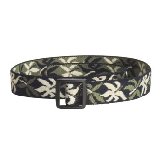 Bison Designs Stretch Web Belt (For Kids) in Maui Olive