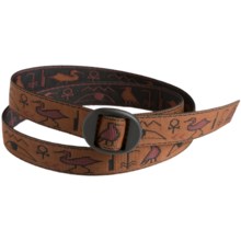 Bison Designs Web Belt - 25mm (For Men and Women) in Egyptian - Closeouts