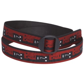 Bison Designs Web Belt (For Men and Women) in Faces Red