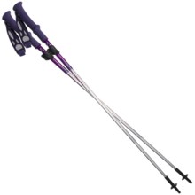 Black Diamond Equipment Distance FL Z-Poles Trekking Poles - Adjustable (For Women) in Raspberry Radiance - Closeouts