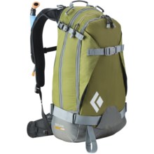 Black Diamond Equipment Outlaw AvaLung Snowsport Backpack in Green Olive - Closeouts