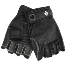 Black Diamond Equipment Stone Climbing Gloves - Fingerless (For Men and Women) in Black - Closeouts