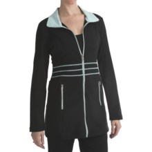 Blanche Fleur French Terry Jacket (For Women) in Black - Closeouts
