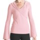 Blue Canoe Cloud Hoodie Sweatshirt - Wrap Front (For Women)