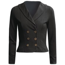 Blue Canoe Double-Breasted Jacket - Shawl Collar (For Women) in Black - Closeouts