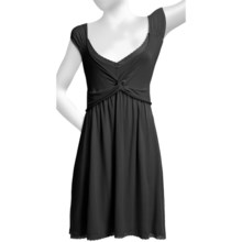 Blue Canoe Twist V-Neck Gown - Sleeveless (For Women) in Black - Closeouts
