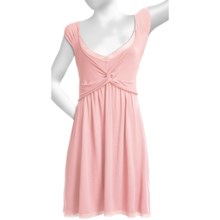 Blue Canoe Twist V-Neck Gown - Sleeveless (For Women) in Petal - Closeouts