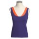 Blue Canoe Two-Tone Tank Top - Organic Cotton, Built-In Shelf Bra (For Women)