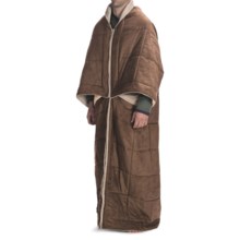 Blue Ridge Home Fashions 3-in-1 Softie Wrap - Microsuede in Chocolate - Closeouts