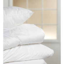 Blue Ridge Home Fashions Swiss Dot 320TC Duck Down Comforter - 700FP, Full-Queen in White - Closeouts
