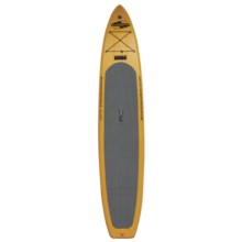 Boardworks SHUBU “Bomb” Inflatable Stand-Up Paddle Board - 12’6” in Yellow/Black/Olivegreen - 2nds