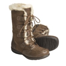 B.O.C. by Born Faux-Fur Trim Boots (For Girls) in Vanilla - Closeouts