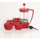 Bodum Brazil 8-Cup French Press and Glasses Set - 5-Piece